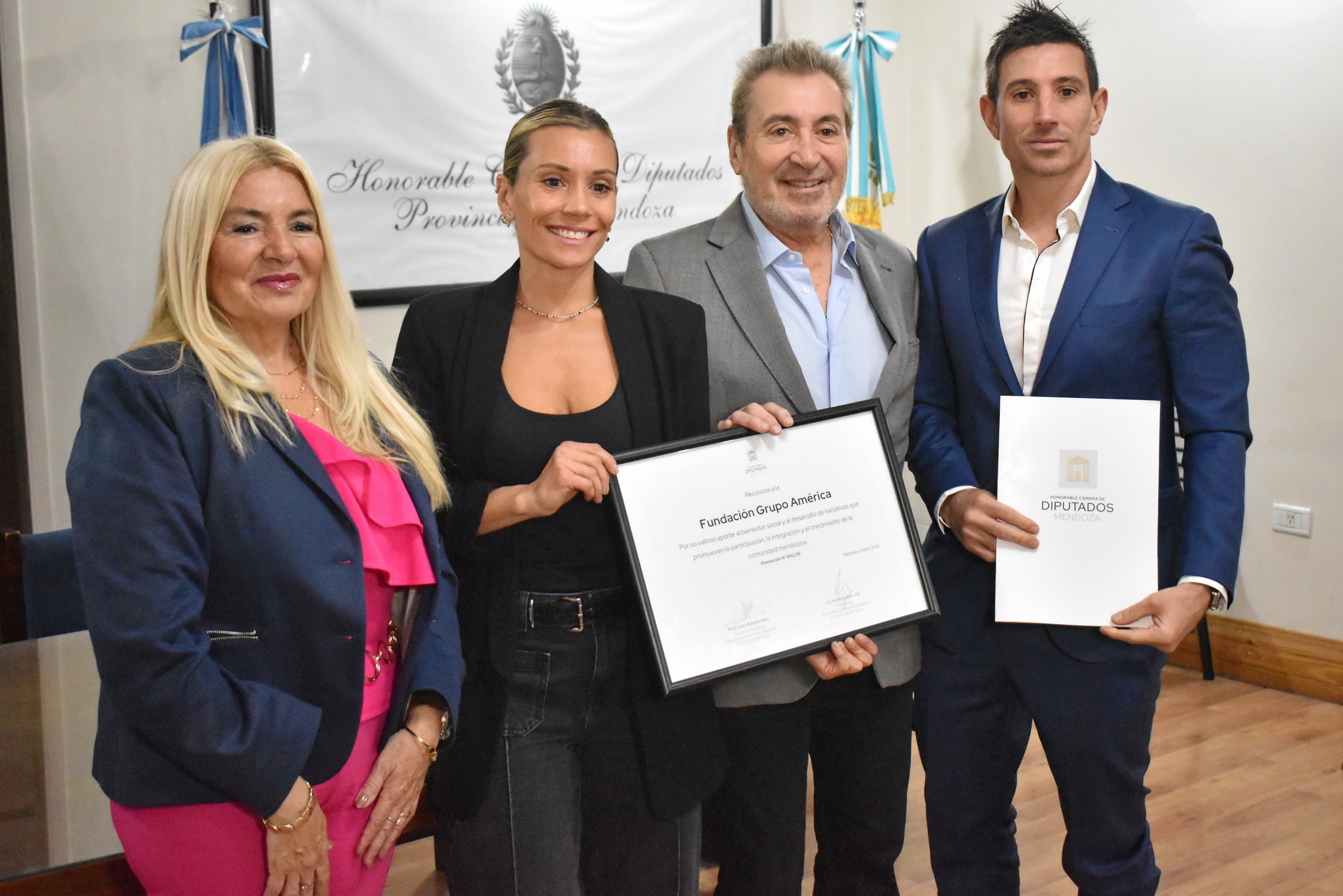 Distinción legislativa a la Fundación Grupo América por su compromiso con la inclusión social